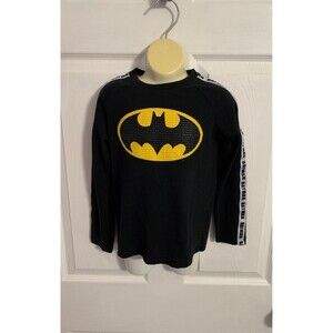 Batman long sleeve black shirt. Size XS 4/5.